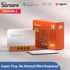SONOFF ZBMINI L2 Zigbee Smart Switch No Neutral Required 2-Way DIY Control 