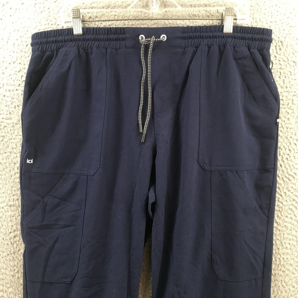 Pantalones Jogger Koi Next Gen Carga Para Hombre L Reg (real 36x26.5) Azul tiro medio NUEVO Foto 2 de 4