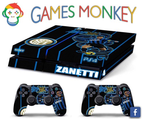 Skin ps4 Old-inter Zanetti-Cover Adhesive Vinyl Gloss HD Playstation 4 |  eBay