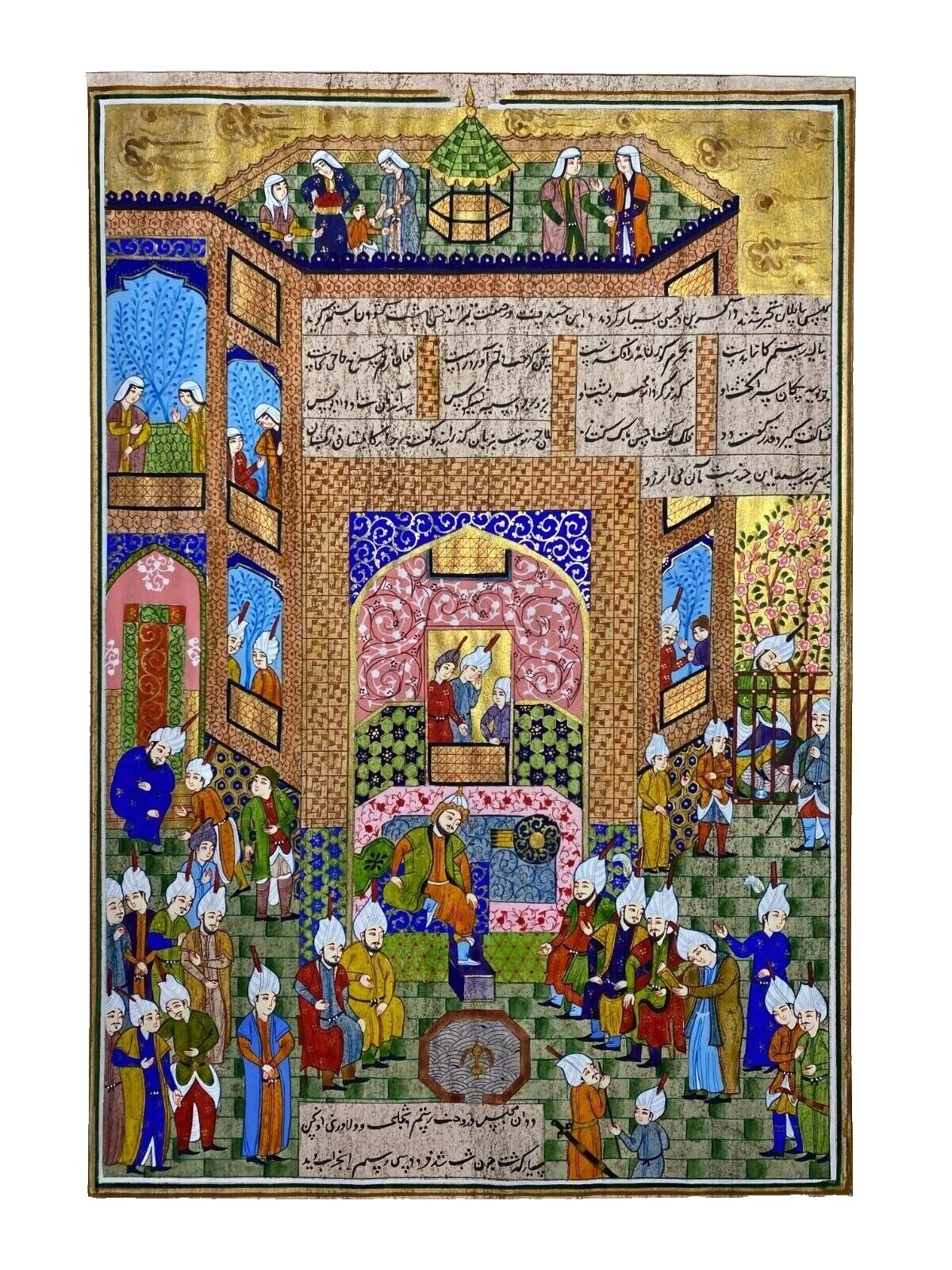 Миниатюрные персидские художественные картины