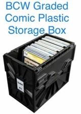 BCW Graded Certified Comic Book Storage Plastic Bin Stackable Boxes