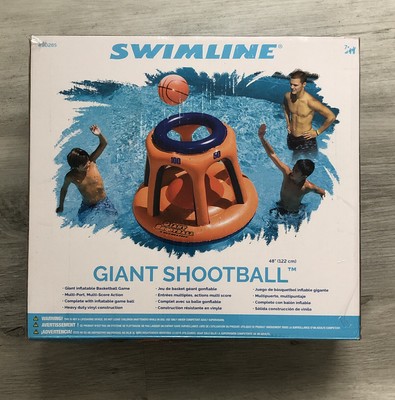swimline giant shootball basketball swimming pool game toy