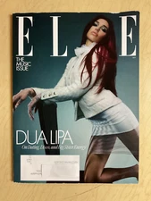 may 2024 ELLE magazine Dua Lipa sexy cover The Music issue + Jewell