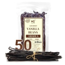 50 Vanilla Beans, 6-8" Inches, Vanilla Beans For Vanilla Extract  Baking