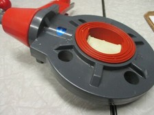 Butterfly Valve 2" 150 Lug | PVC Body | BUNA-N Seat | PP Disc | Lever Operated 