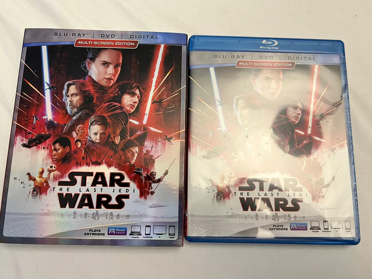 Star Wars: The Last Jedi - Multi-Screen Edition (Blu-Ray DVD Digital) NEW  SEALED, star wars last jedi game 