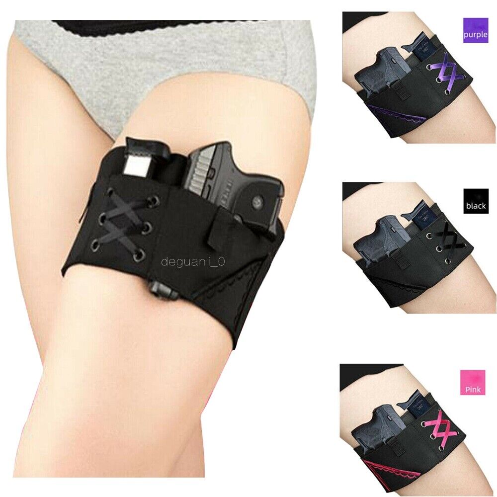 Garter With Small Gun In Holster Adult Black Garter With Small Gun In Holster Adult Black