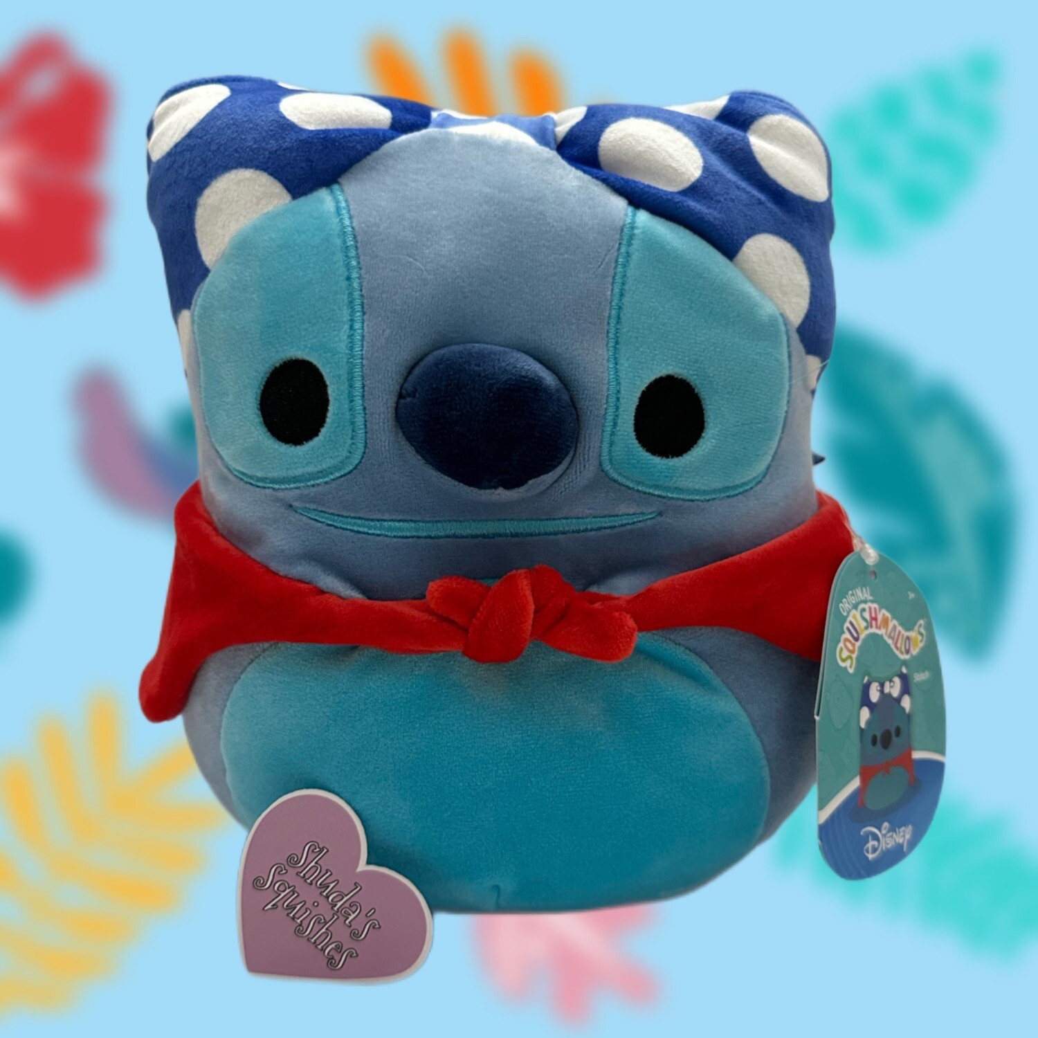 Superhero Stitch ♡ 7-8” Disney Squishmallow ♡ BNWT HTF RARE Lilo ...