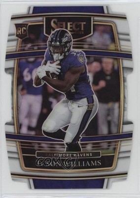 2021 Select Concourse White Prizm Die-Cut 71/99 Ty'Son Williams Rookie RC 7l6