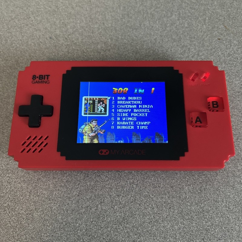 My Arcade Hand Held Portable Retro Gaming Console 308 Games 8 Bit