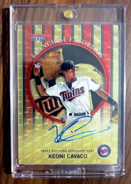 2019 Bowman's Best Keoni Cavaco 1999 Franchise Favorites 1/1 Superfractor Twins