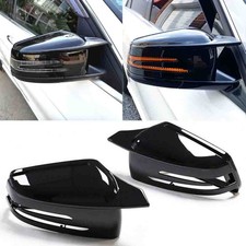 Für Benz W204 C200 W212 E350 W221 W176 Glanz Schwarz Spiegelkappe Aussenspiegel