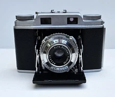 Vintage/Antique Ansco Folding Camera Untested With Case & Strap