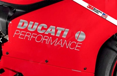 Ducati Performance fairings fairing decals X2 vinyl adesivi autocollants...