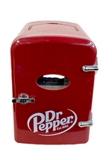 Dr Pepper Mini Cooler Retro Style, Compact & Portable  *CHECK Description