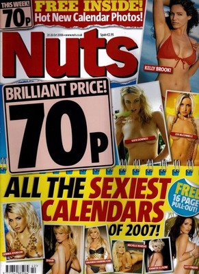 nuts mens magazine october 2006 katie downes