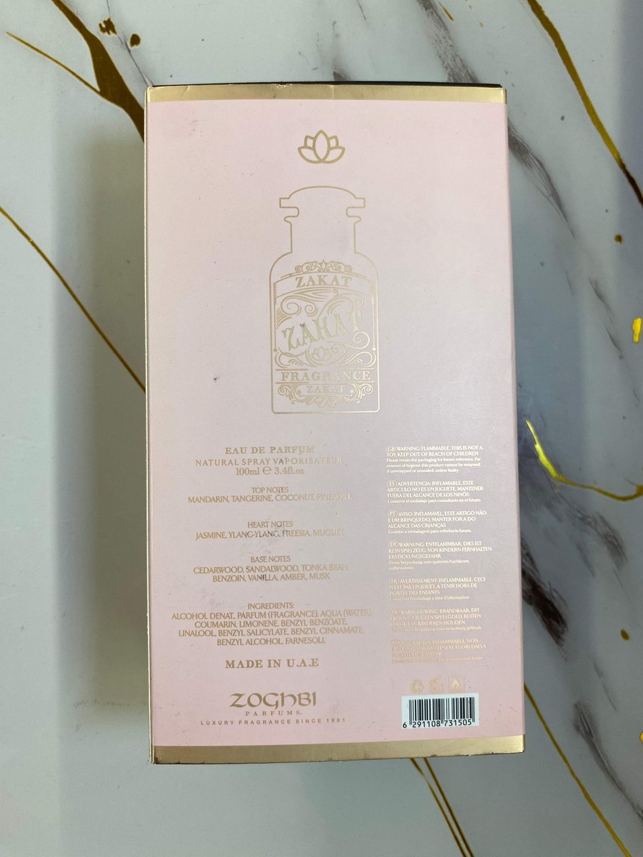 Soul Escape Rose Quartz By Zakat Eau De Parfum 3.4 FL .OZ For