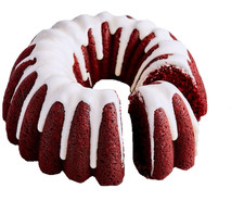 Gourmet Mini Iced Red Velvet Bundt Cake Individually Wrapped Pack Of 12