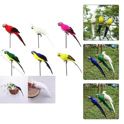 Simulation Papagei 25 Cm Imitierter Garten Schaumstoff Gefiederter Vogel