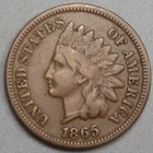 Fine 1865 Indian Head Penny. #74 z