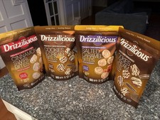 Drizzilicious Cookies Cream Bites Mini Ciasta ryżowe 12,25 uncji Rozmiar rodzinny