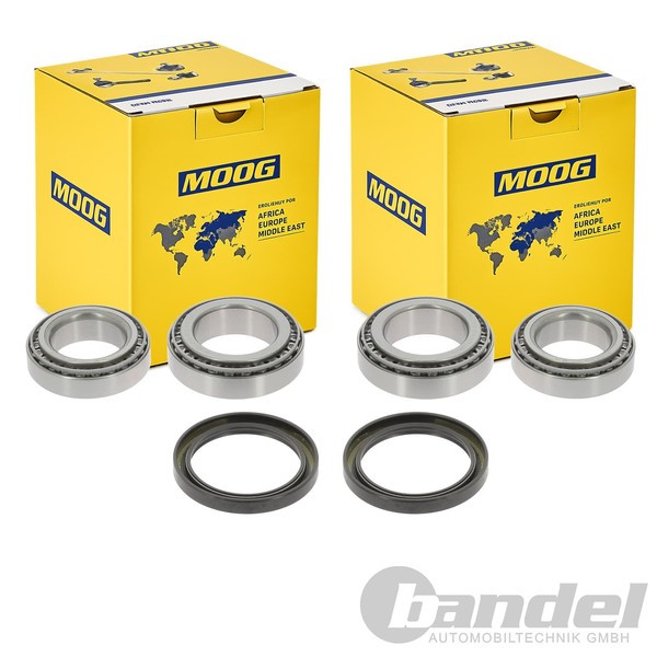 2X Moog RADLAGER-SATZ Vorne Passend FüR Isuzu Campo Trooper Opel Campo Frontera-image
