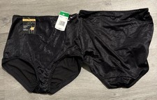  2 Bali Tummy Solutions Shapewear Panties Womens Large DFX372 Black--NWT