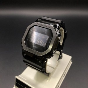 Casio G SHOCK GM 5600B Digital Watch Black Metal Bezel Japan