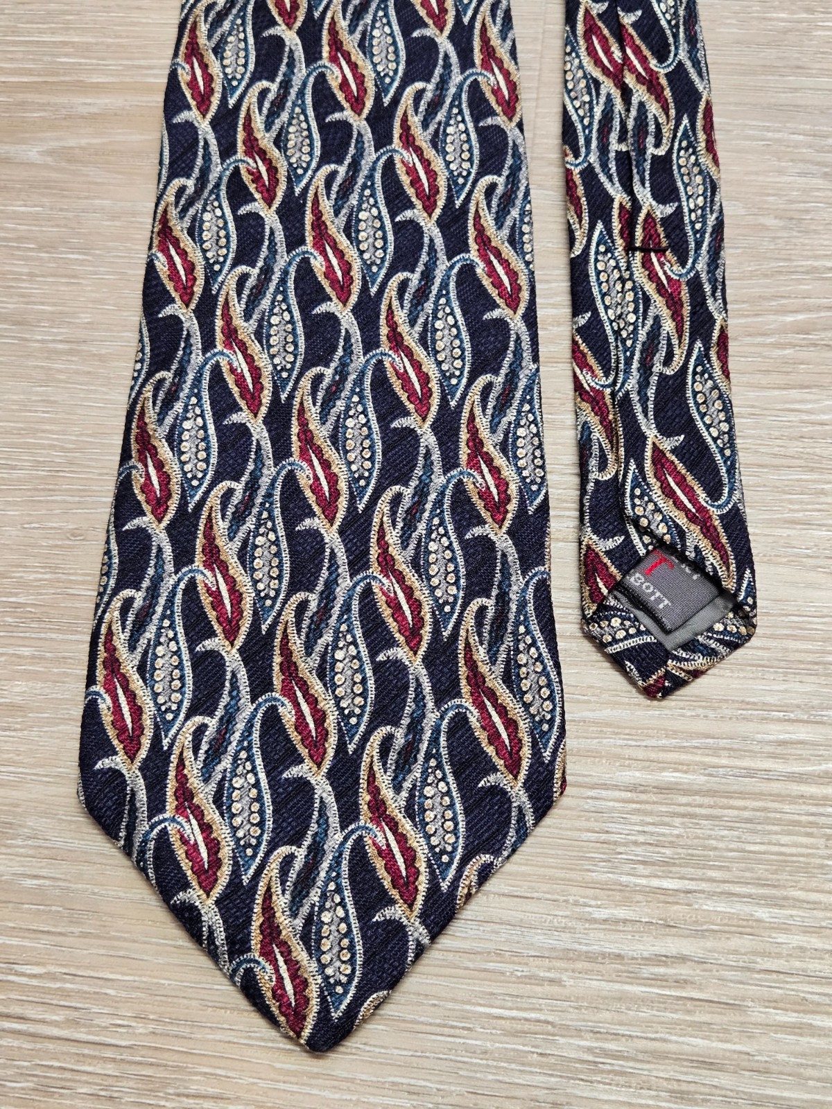 Robert Talbott Silk Tie Classic Width Paisley Pat… - image 3
