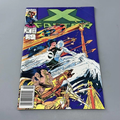 Vintage Marvel X-Factor Vol 1 #63 Feb 1991 Newsstand Comic Book X-Men Iceman