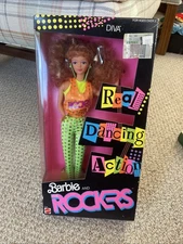 VTG 1986 Barbie and the Rockers Diva Real Dancing Action NRFB Mattel #3159