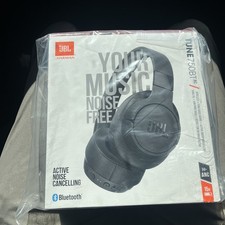 JBL TUNE 750BTNC Noise-Canceling Wireless Over-Ear Headset - Black NIB