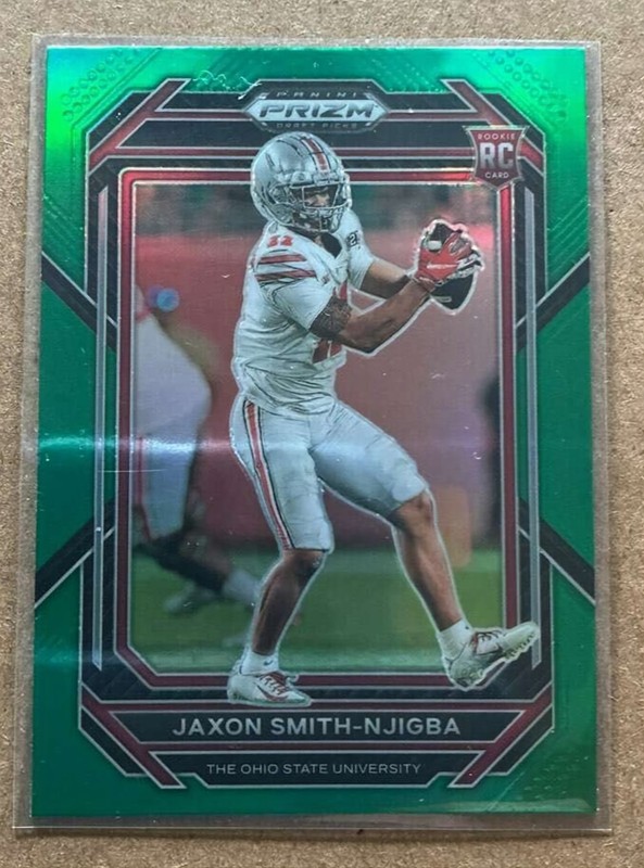 2023 Panini Prizm Draft Picks - Jaxon Smith-Njigba #135 Green Prizm (RC)