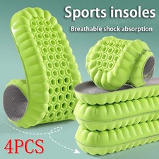 4PCS Soft Elasticity Sole Breathable Comfortable Insoles Men and Women's Sports