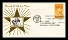 DR JIM STAMPS US COVER GOLD STAR MOTHERS FDC SCOTT 969 CROSBY PHOTO CACHET