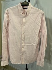 TOMMY HILFIGER MEN'S MEDIUM SLIM FIT SHIRT LIGHT PINK, 15-15.5 34/35