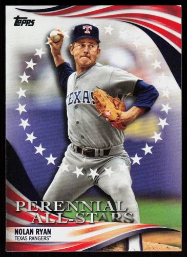 2019 Topps Update Nolan Ryan #PAS-42 BASEBALL CARD Texas Rangers Perennial
