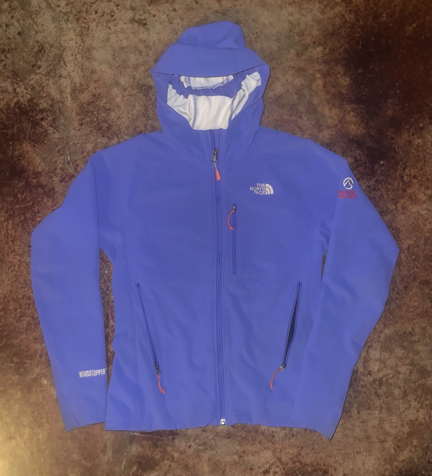The North Face Summit Series Windstopper Hooded Full Zip Softshell Jacket M