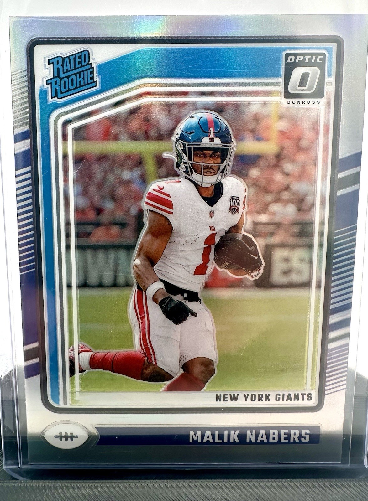 Malik Nabers Panini Donruss Optic #271 Holo