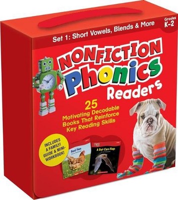 Nonfiction Phonics Readers Set 1: Short Vowels, Blends & More (Single-Copy Set):