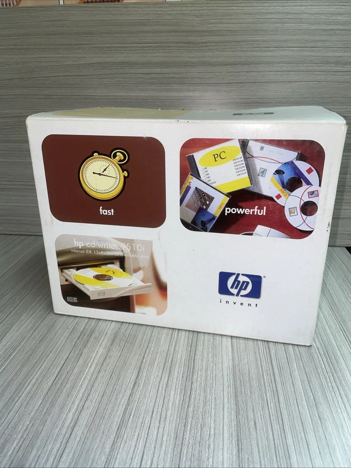 New HP CD Writer 9510i 12x 8x 32x CD-Rewritable Drive Internal Ide Kit Open Box - Image 2 of 4