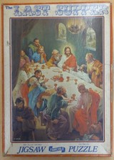 The Last Supper - Vintage 650 pc. puzzle by Fairchild, COMPLETE -1950's or 60's