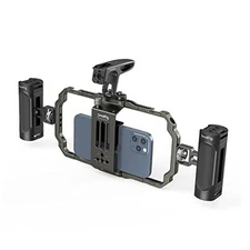  Universal Phone Video Rig Kit for iPhone 17 16 15 14 13 12 Pro Max, Aluminum 