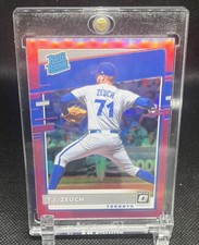 2020 Panini Donruss Optic Rated Rookies Retail Pink Prizm TJ Zeuch #86 Rookie