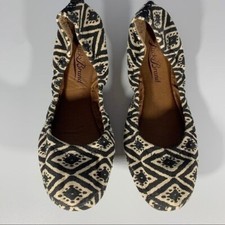 LUCKY BRAND Erin Aztec Tribal Geometric Southwestern Ballet Flats 6 Boho Festiva