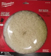 Milwaukee 49-36-2785 7" Cutting Wool Pad for 2738-20 Polisher (Single Pack)