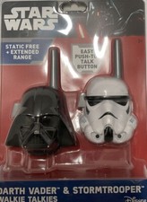 New Disney Star Wars Walkie Talkies Darth Vader Stormtrooper
