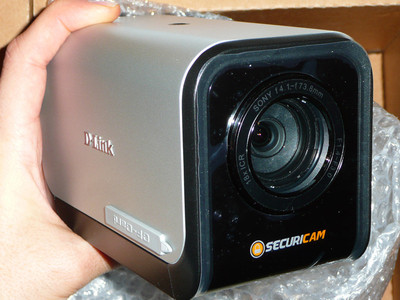 D-Link Securicam DCS 3415 infrared camcorder Sony lens ip internet network dlink