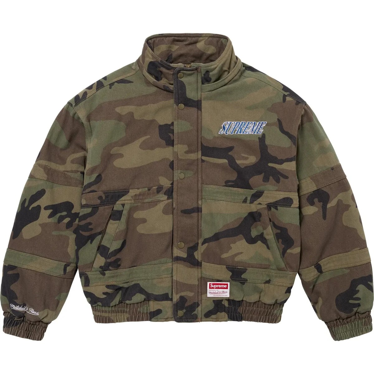 Supreme x Mitchell & Ness Twill Stadium Jacket 3colors FW24 Supreme x Mitchell & Ness Twill Stadium Jacket 3colors FW24