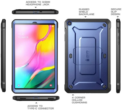 Samsung Galaxy Tab A 10.1 2019 Case, SUPCASE UBPRO Rugged Cover+Screen Protector - 第 31/35 張圖片